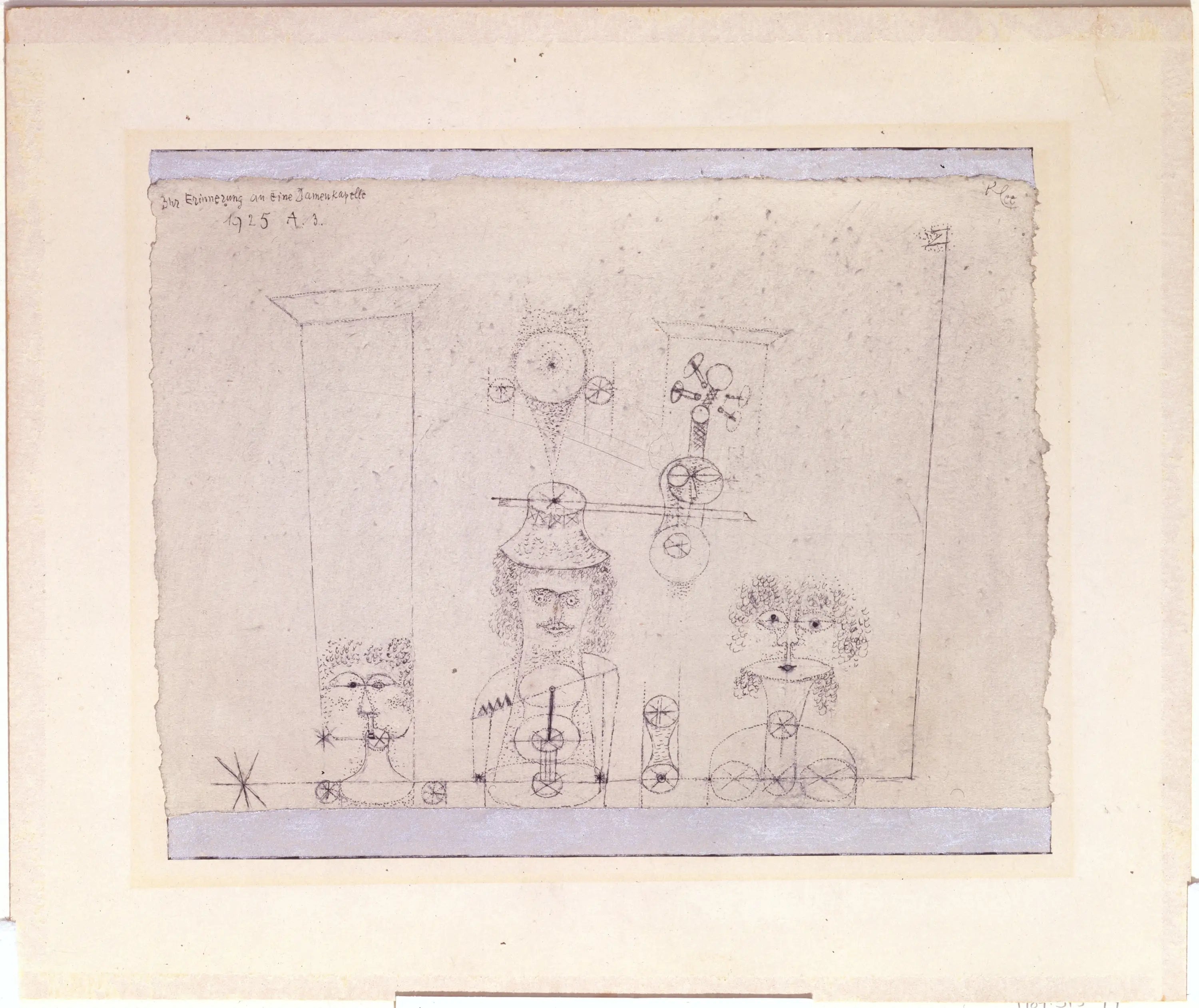 À la mémoire d'un groupe entièrement féminin - Paul Klee image 1 copie peinte à la main à l’huile