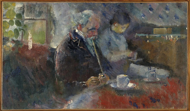 Kahve Masasında - Edvard Munch