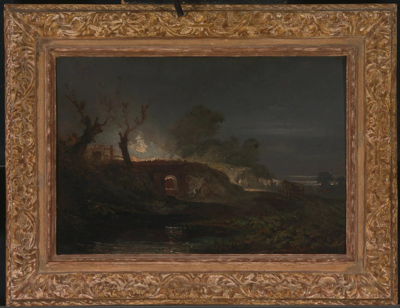 Bir Kireç Ocağı, Muhtemelen Güney Galler'deki Briton Ferry'de - J. M. W. Turner