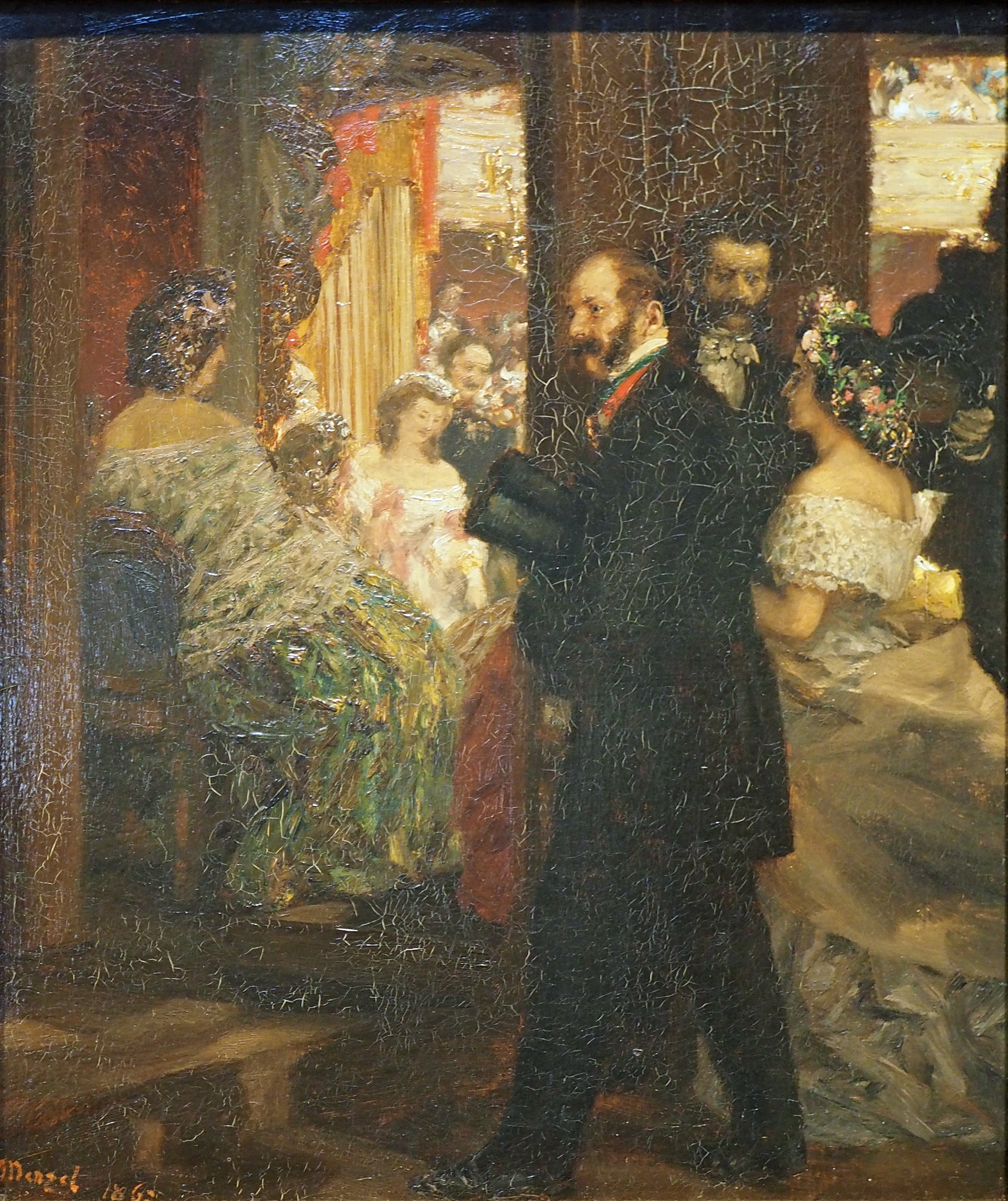 À l'Opéra - Adolph von Menzel