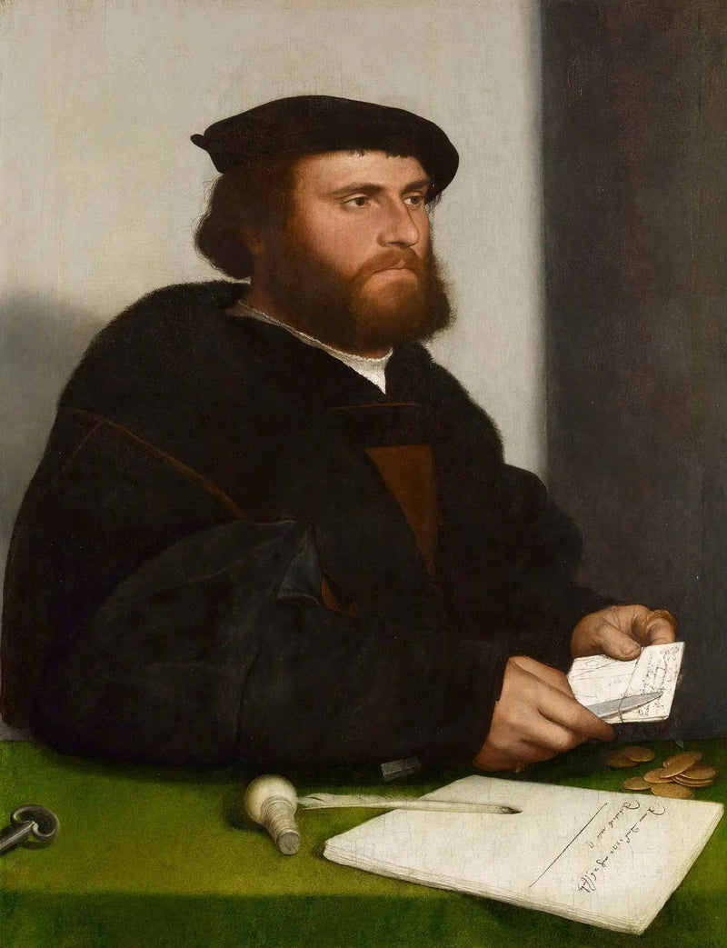Alman Steelyard'ından Bir Tüccar: 'Antwerp'ten Hans' - Hans Holbein le Jeune