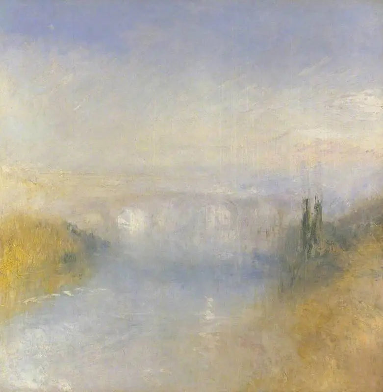 Bir Tepeden Görülen Nehir - J. M. W. Turner