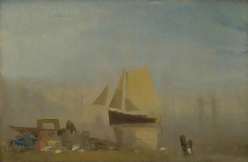 Rouen'da Yelkenli Bot - J. M. W. Turner