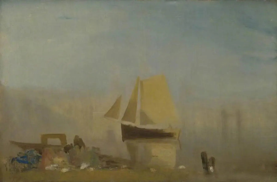 Rouen'da Yelkenli Bot - J. M. W. Turner