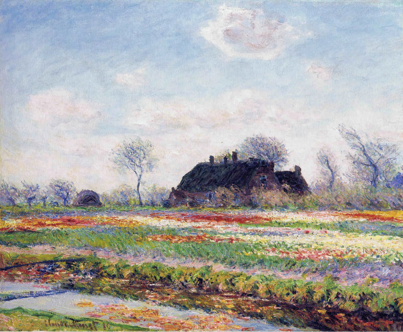 Haarlem yakınlarındaki Sassenheim'de, lale tarlası - Claude Monet
