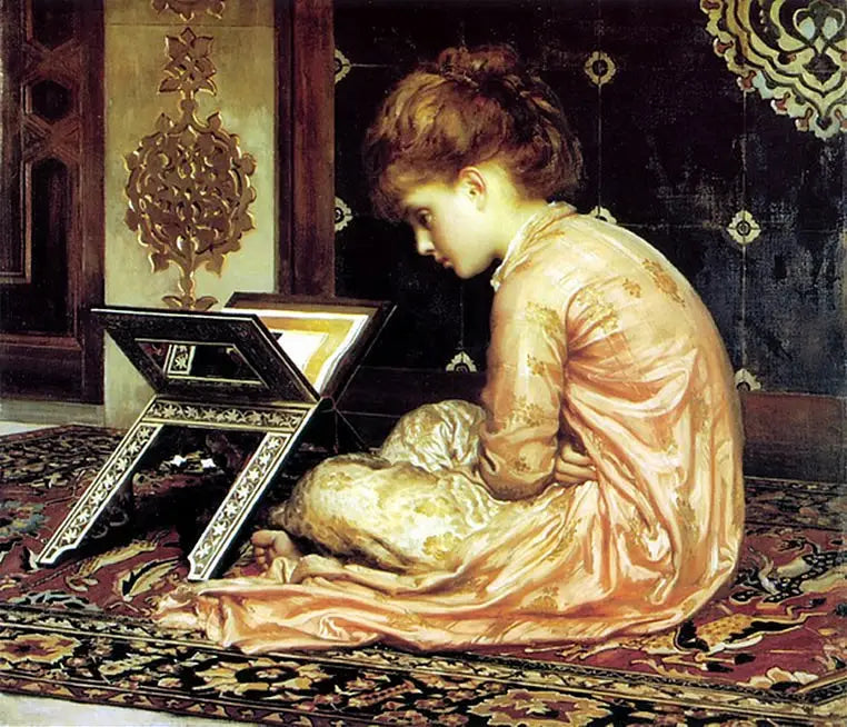 Okuma Sehpasında - Frederic Leighton
