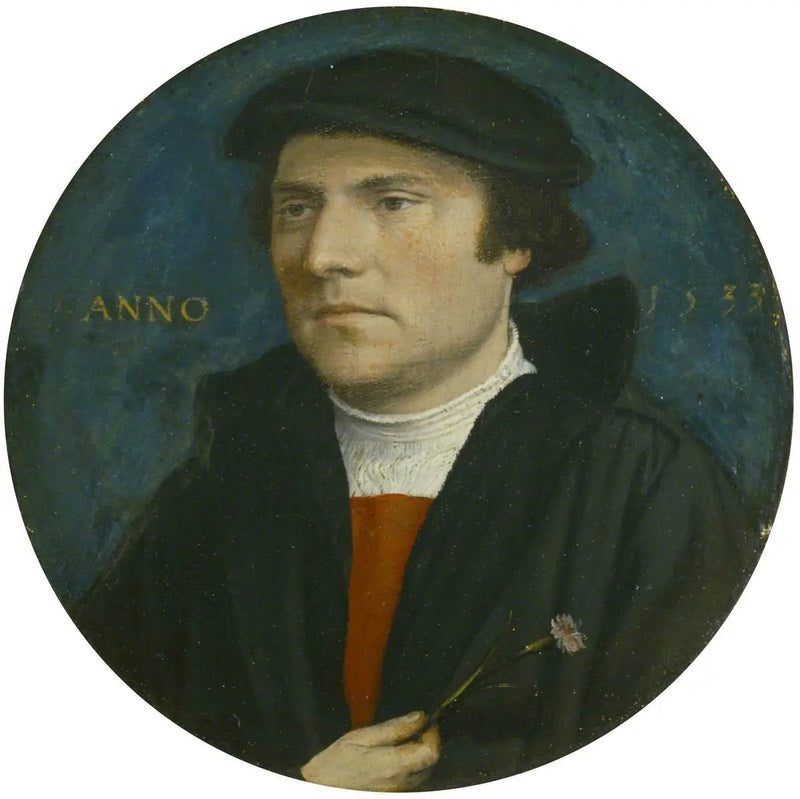 Pembe Bir Genç Adam - Hans Holbein le Jeune