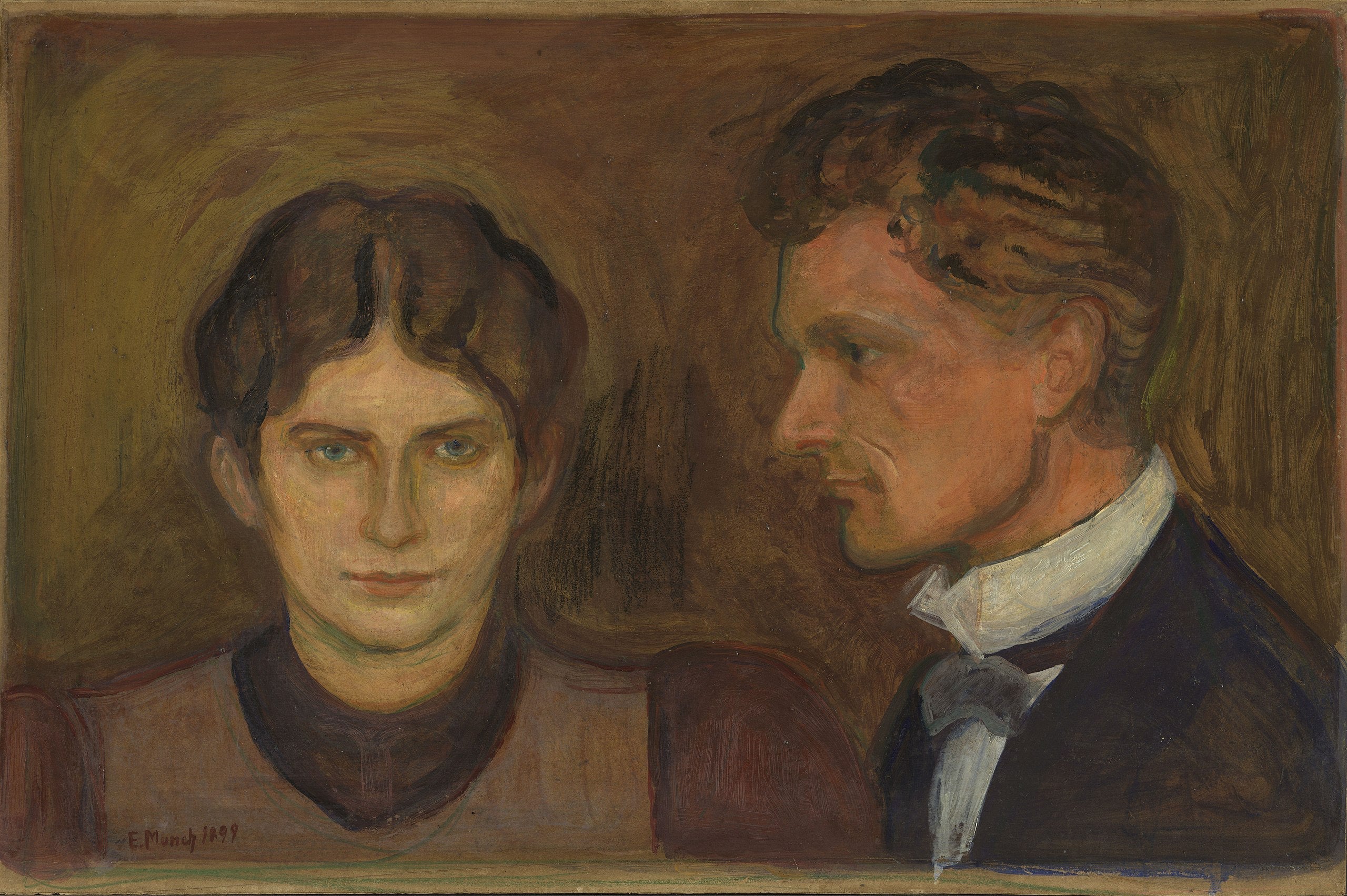 Aase ve Harald Nørregaard - Edvard Munch