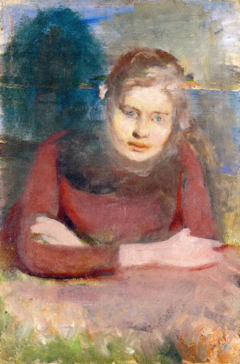 Reproduction du tableau « Aasta Carlsen - Edvard Munch » par Alpha Reproduction en peinture à l’huile