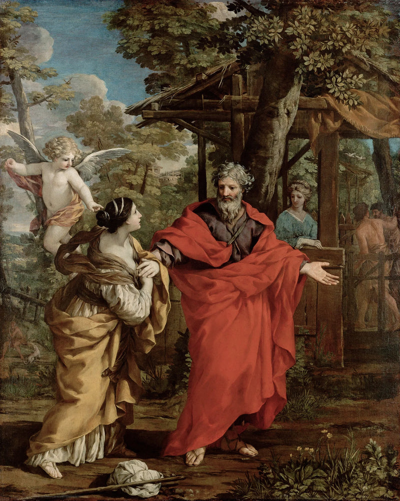 İbrahim ve Hagar - Pietro da Cortona