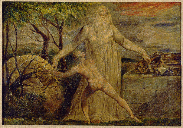 İbrahim ve İshak - William Blake