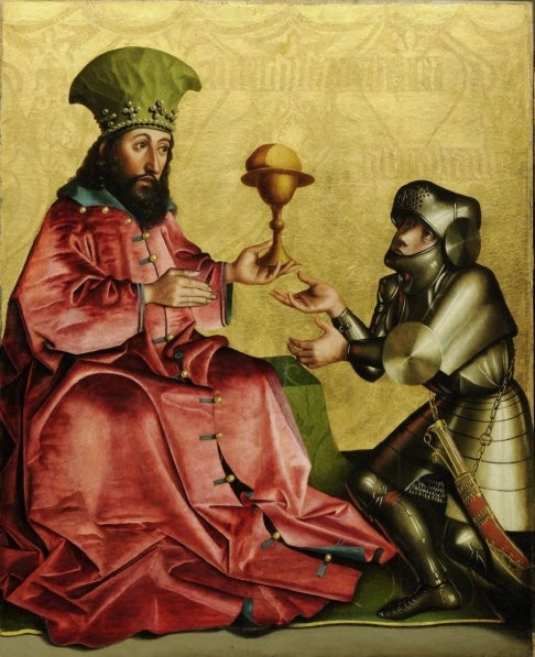 Abraham ve Melkisedek - Konrad Witz