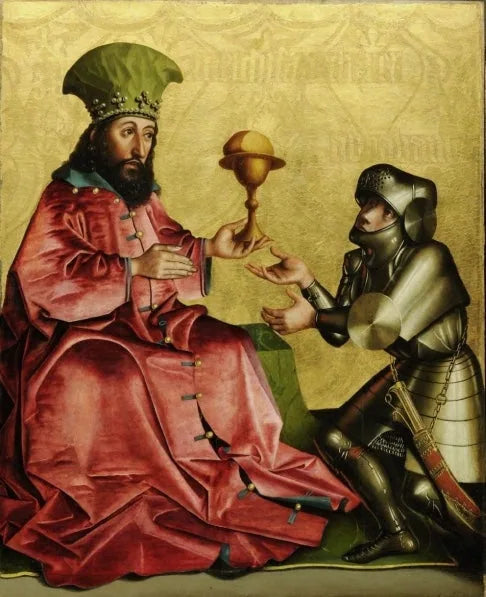 Abraham ve Melkisedek - Konrad Witz