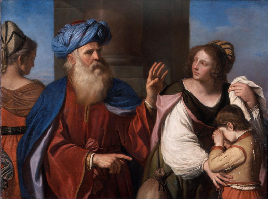 Abraham Agar'ı Reddeder - Guercino
