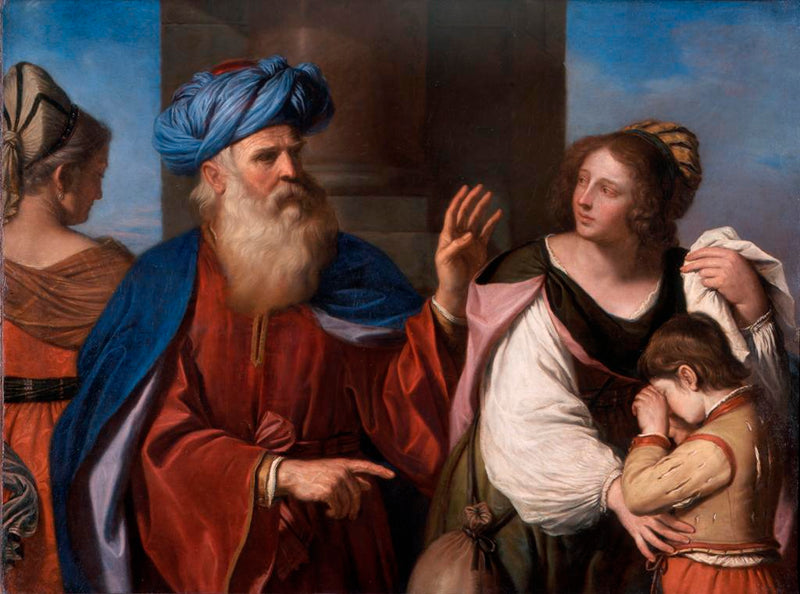 Abraham Agar'ı Reddeder - Guercino