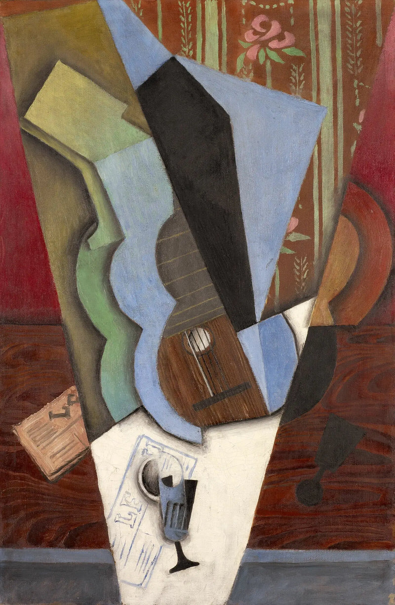 Soyutlama (Gitar ve Cam) - Juan Gris