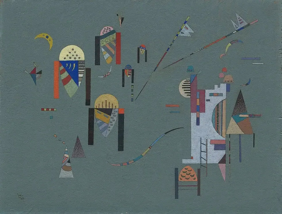 Dikey Aksanlar - Vassily Kandinsky