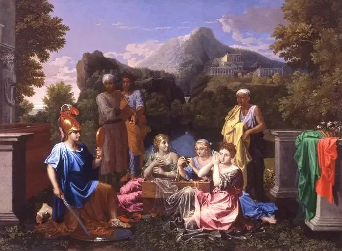 Achille Skyros'ta - Nicolas Poussin
