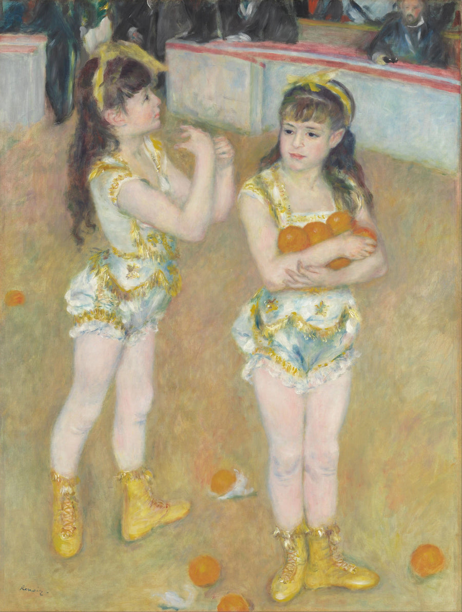 Fernando Sirki'ndeki Akrobatlar (Francisca ve Angelina Wartenberg) - Pierre-Auguste Renoir