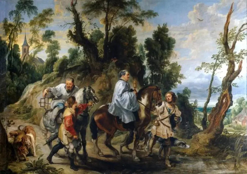 Habsbourglar I. Rodolphe'nin Bağışlama Akti - Peter Paul Rubens