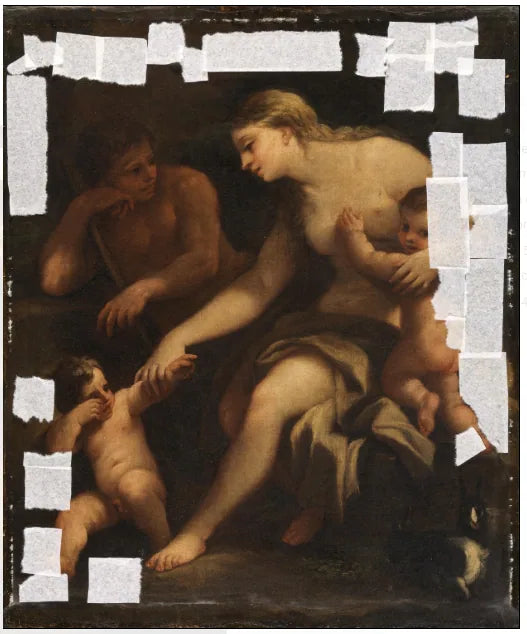 Adem ve Havva, Kain ve Abel ile - Luca Giordano