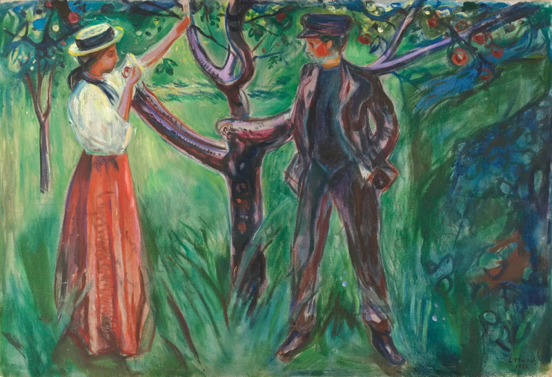Adem ve Havva - Edvard Munch