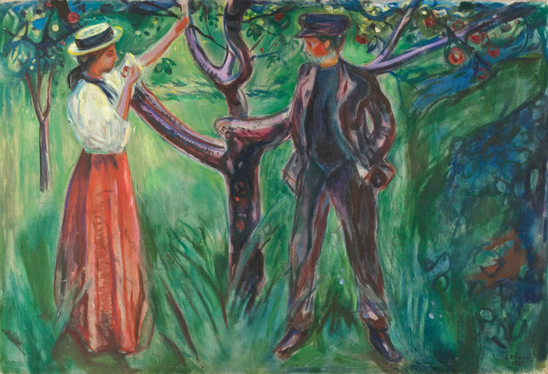 Adem ve Havva - Edvard Munch