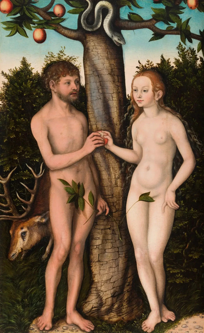 Adem ve Havva - Lucas Cranach the Elder