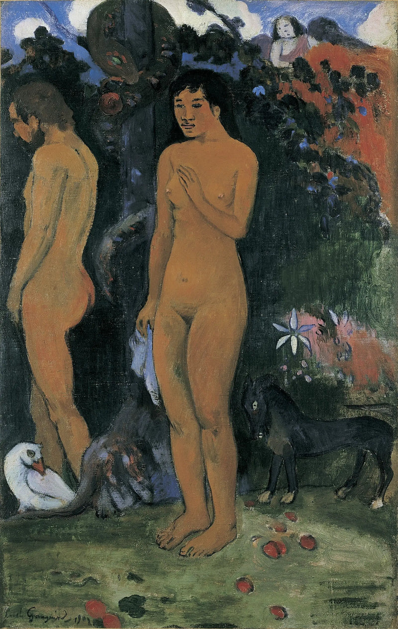 Adem ve Havva - Paul Gauguin