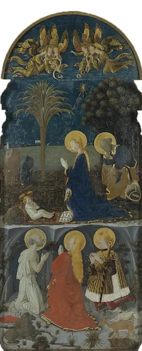 İsa Çocuk Sevgisi, Aziz Jerome, Meryem Magdalena ve Aziz Eustache ile - Paolo Uccello