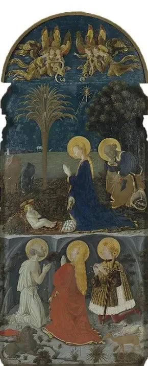 İsa Çocuk Sevgisi, Aziz Jerome, Meryem Magdalena ve Aziz Eustache ile - Paolo Uccello