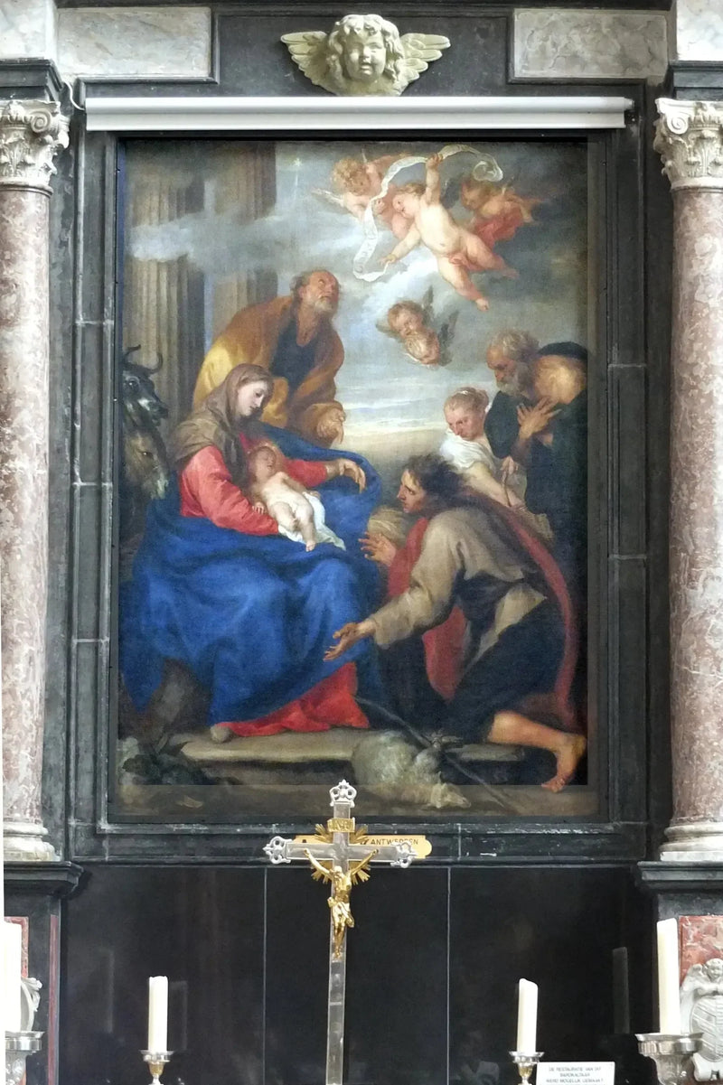 Adorasyon des bergers - Antoine van Dyck