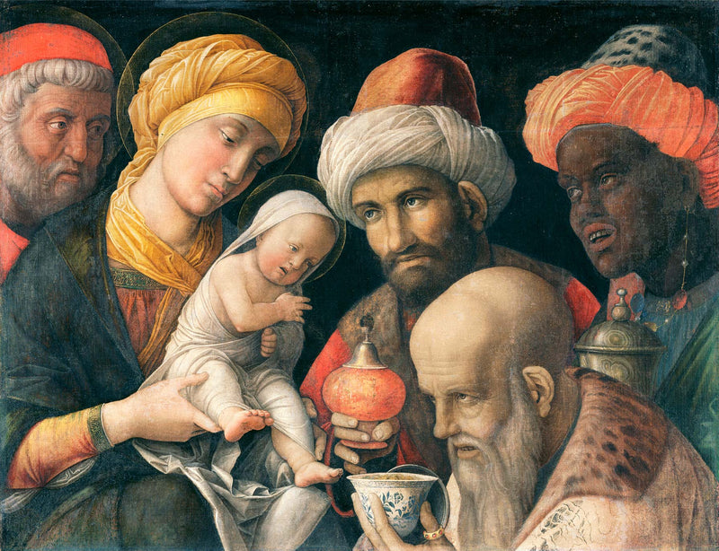 Magiye İbadet - Andrea Mantegna