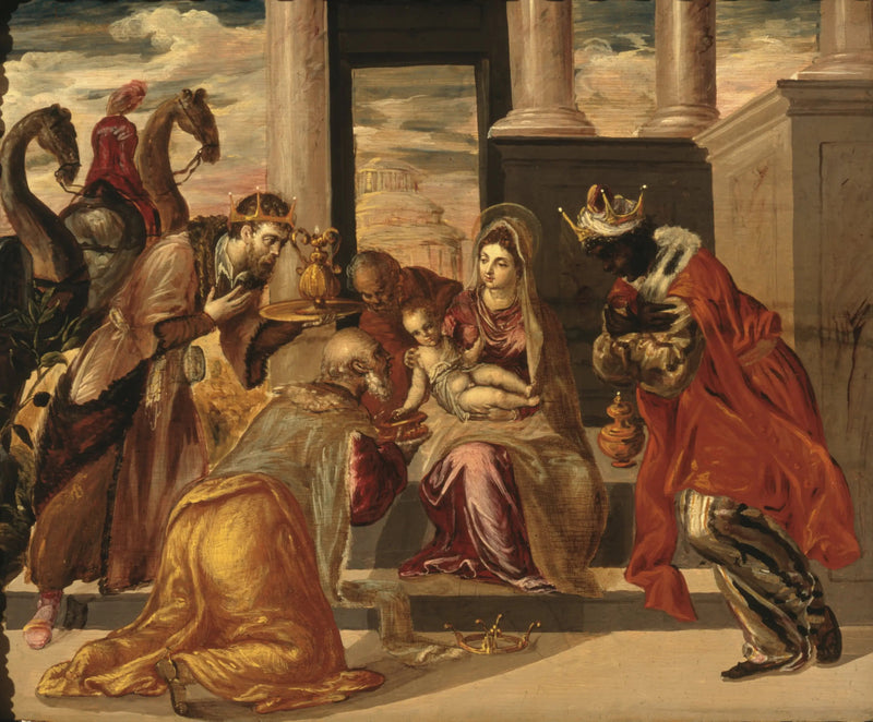 Magi İlahisi ve Develer - El Greco