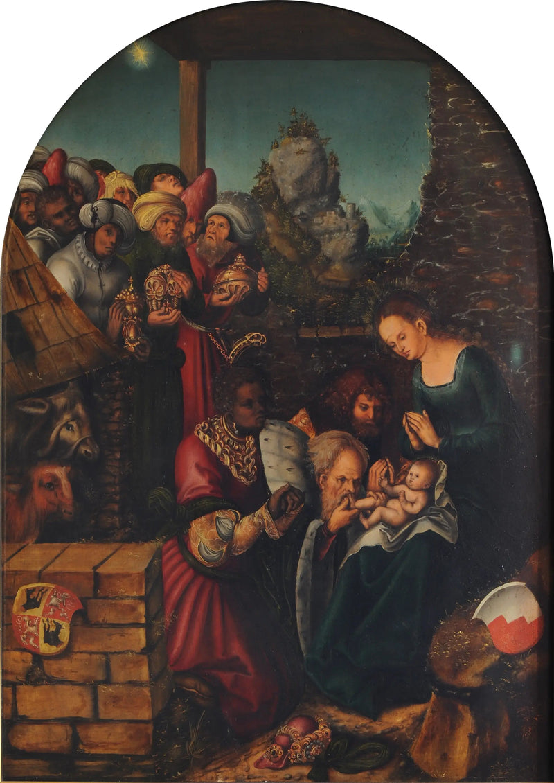 Magi Ziyafeti - Lucas Cranach the Elder