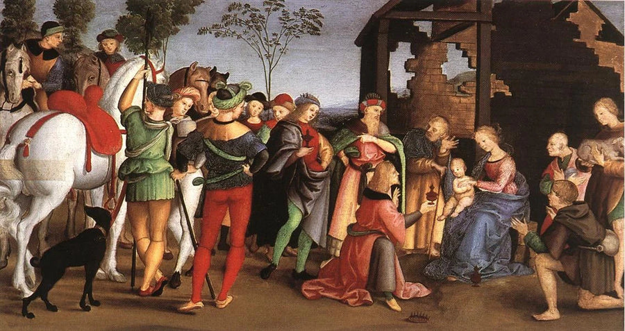 L’Adoration des Mages, prédelle du retable Oddi, 1504-1505 – Raphaël