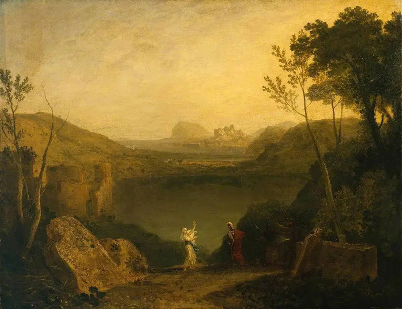 Aeneas ve Sibyl, Avernus Gölü - J. M. W. Turner