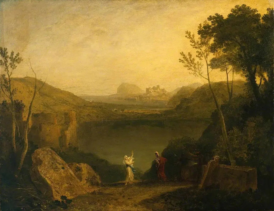 Aeneas ve Sibyl, Avernus Gölü - J. M. W. Turner
