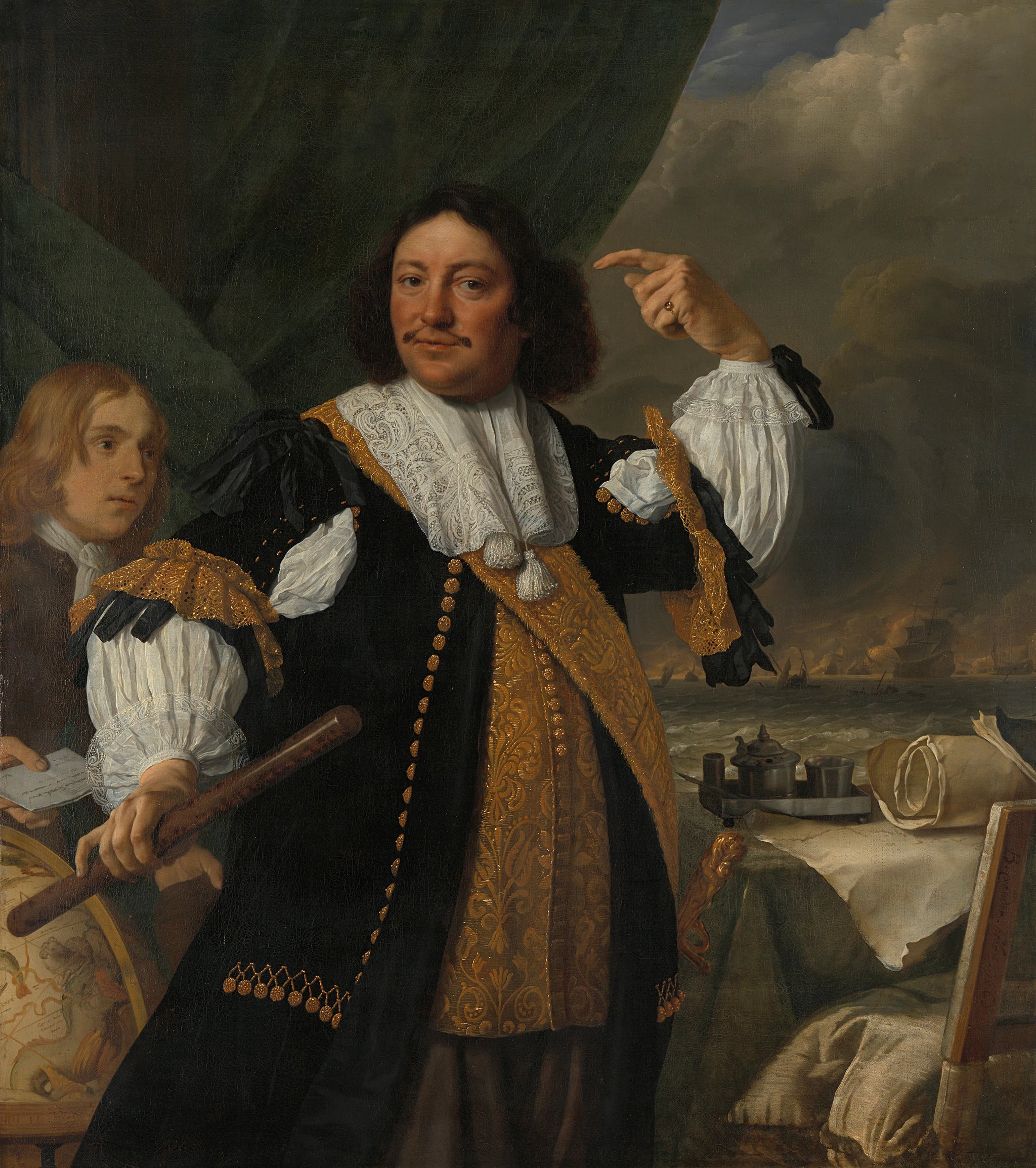 Aert van Nes (1626-93). Lieutenant-amiral - Bartholomeus van der Helst