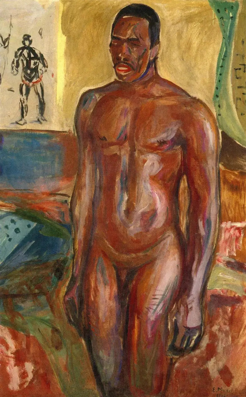 Ayakta Duran Afrikalı - Edvard Munch