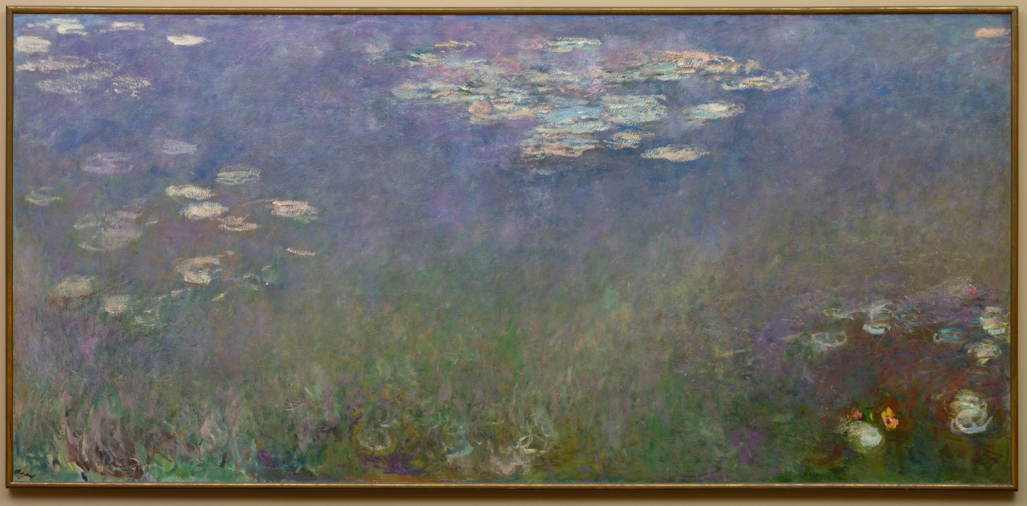 Nymphéas, Agapanthus de Claude Monet, vers 1915–1926 – Cleveland Museum of Art 1960.81, Wildenstein 1975