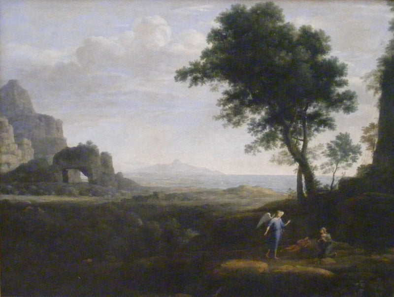 Agar ve İsmail çölünde - Claude Lorrain