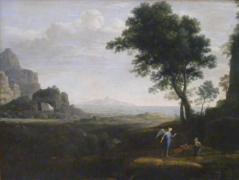 Agar ve İsmail çölünde - Claude Lorrain