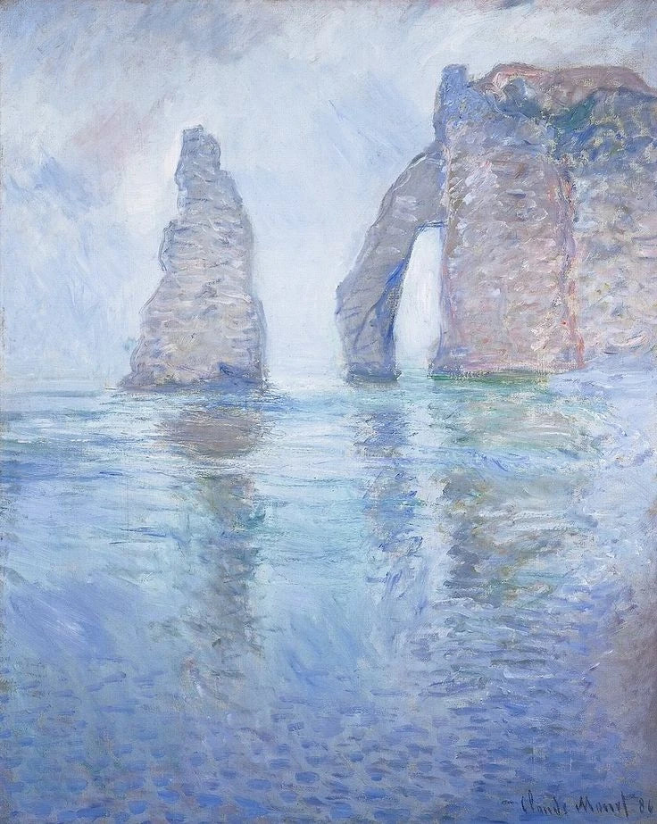 İğne ve Aşağı Akım Kapısı W1042 - Claude Monet