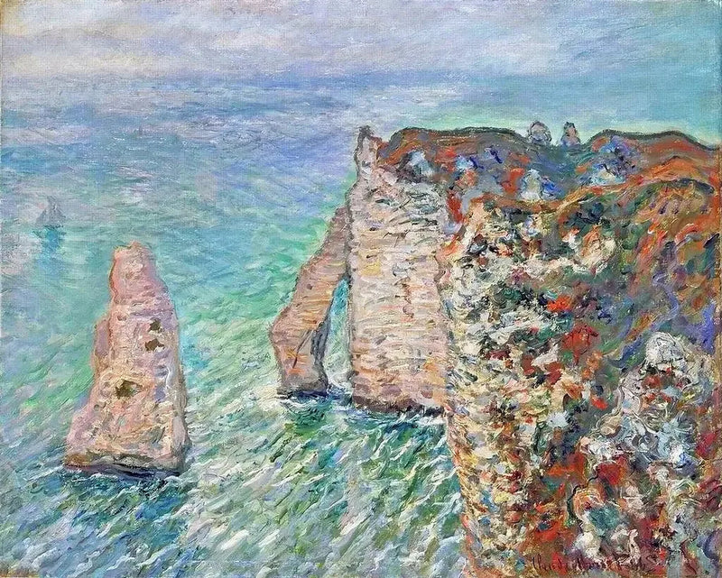 İğne ve Aşağı Akım Kapısı W1051 - Claude Monet