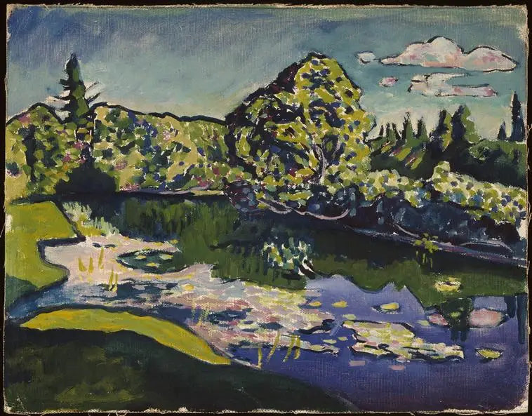 Akhtyrka, park göleti - Vassily Kandinsky