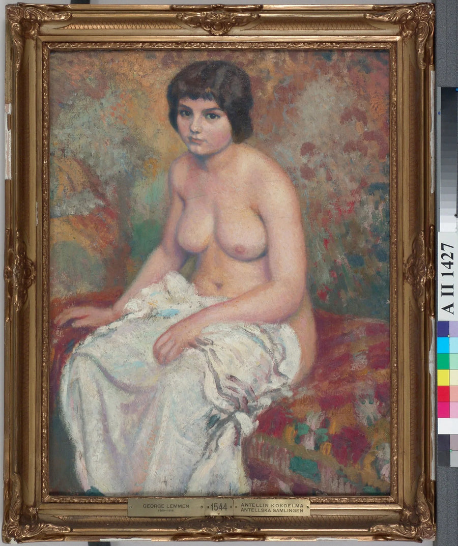 Alaston naismalli - Georges Lemmen image 1 copie peinte à la main à l’huile