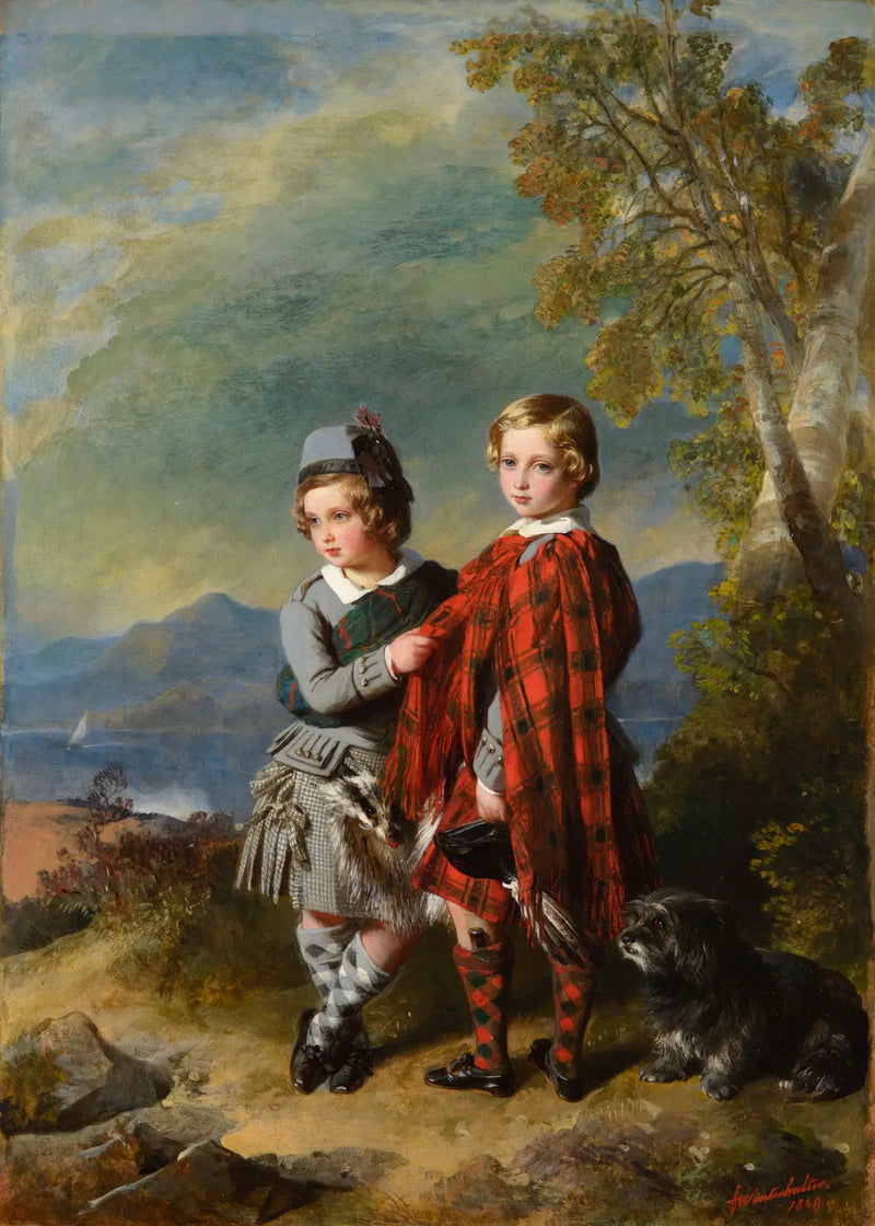 Albert Edward, Galler Prensi, Alfred Prensi ile - Franz Xaver Winterhalter