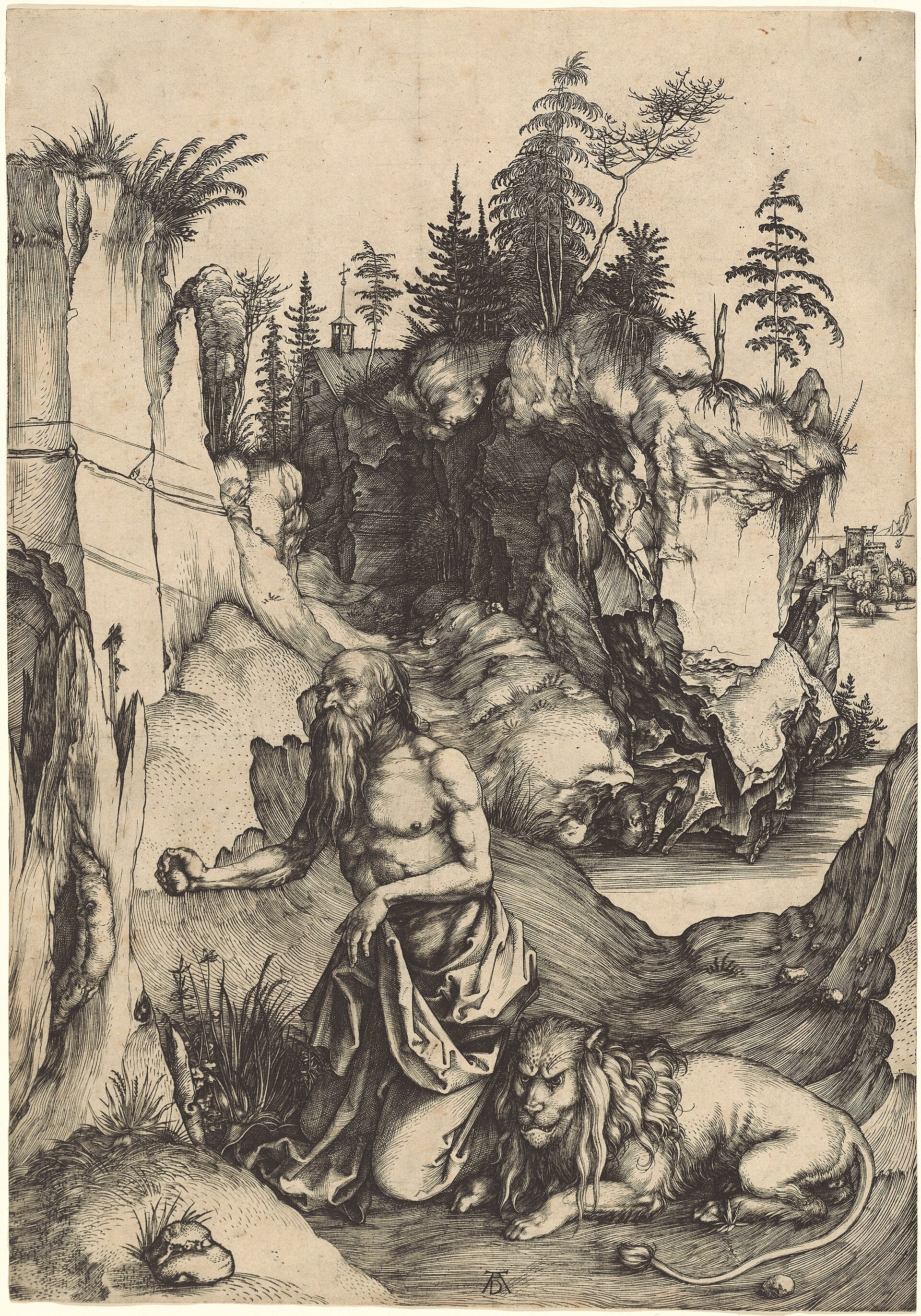 Saint Jérôme pénitent - Albrecht Dürer
