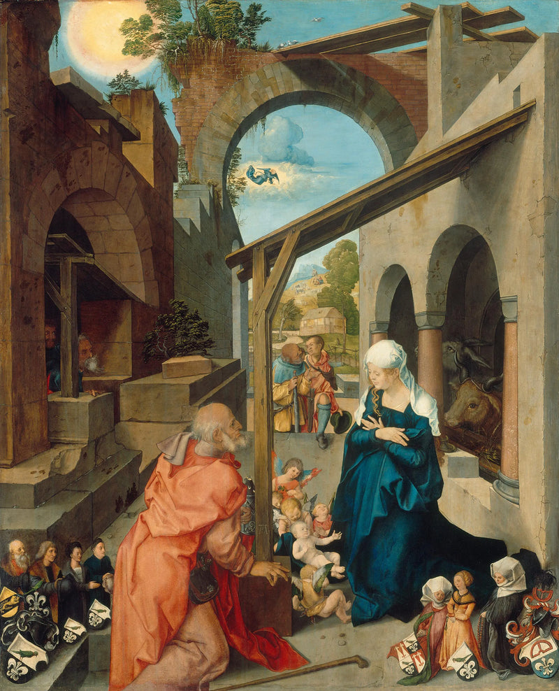 Le Retable Paumgartner : Nativité (panneau central) - Albrecht Dürer